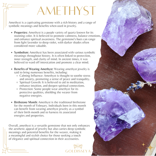 1.60 Carat Genuine Amethyst .925 Sterling Silver Ring