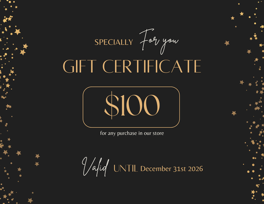 GOLDISSEYA Gift Certificate 