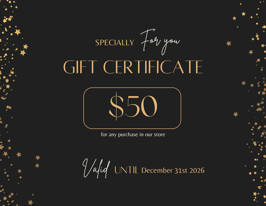 GOLDISSEYA Gift Certificate 