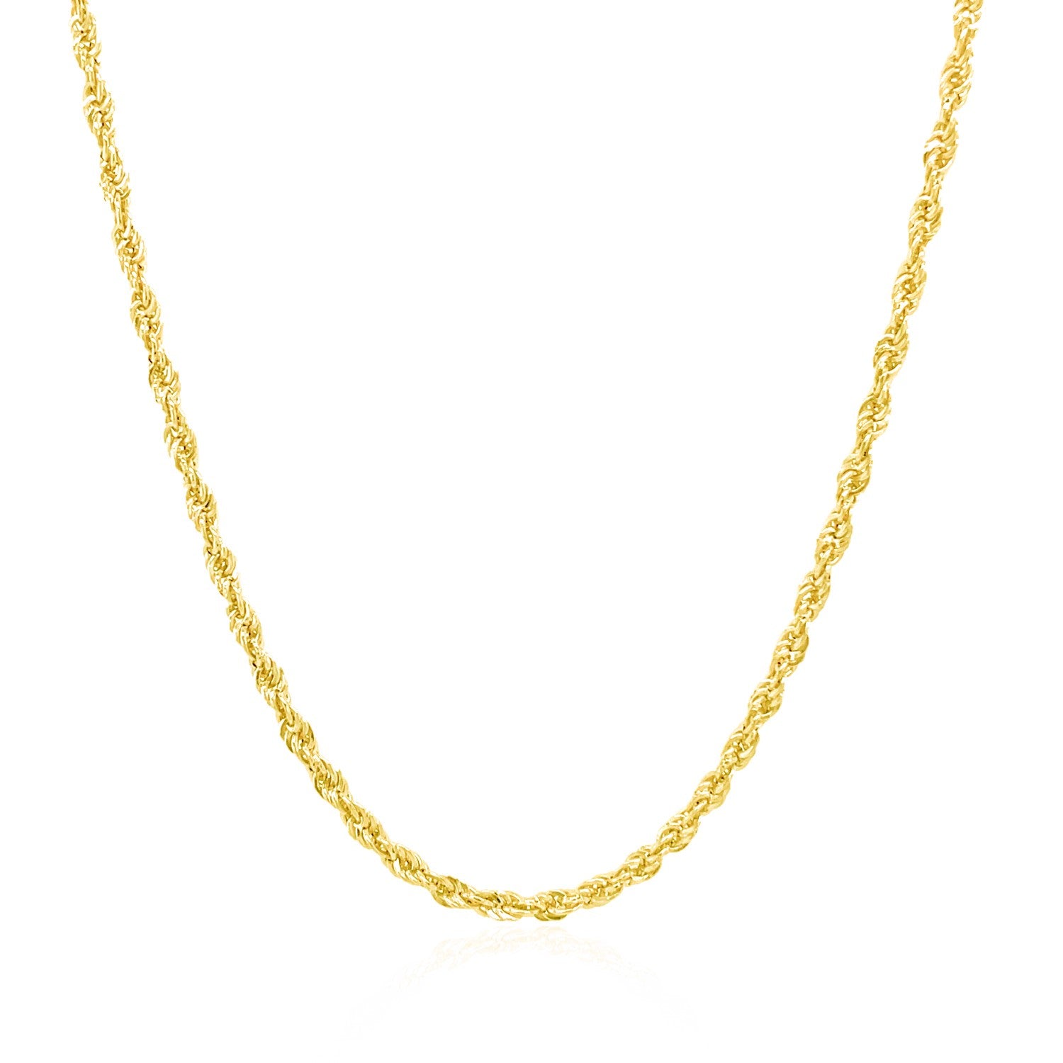 14k Yellow Gold Light Rope Chain (2.00 mm) 
