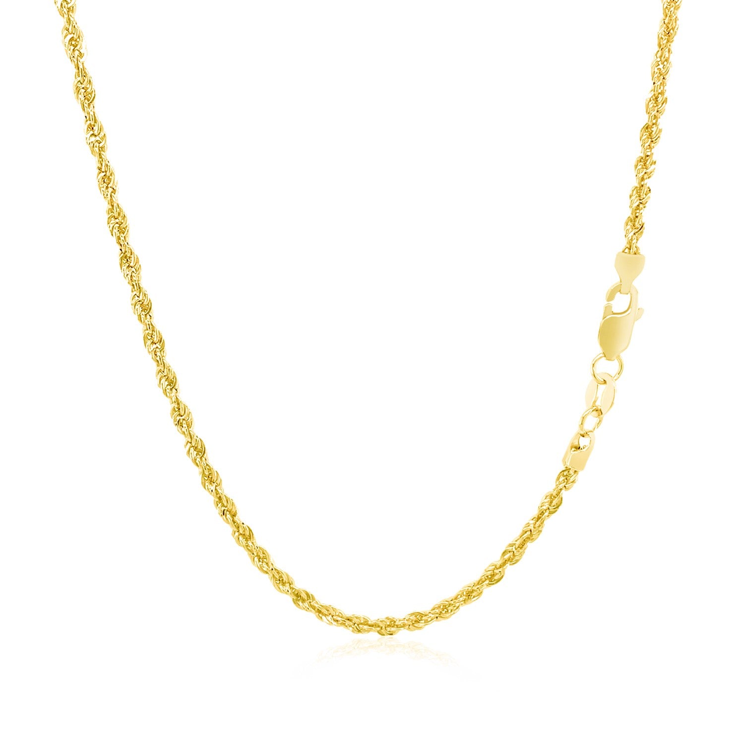 14k Yellow Gold Light Rope Chain (2.00 mm) 