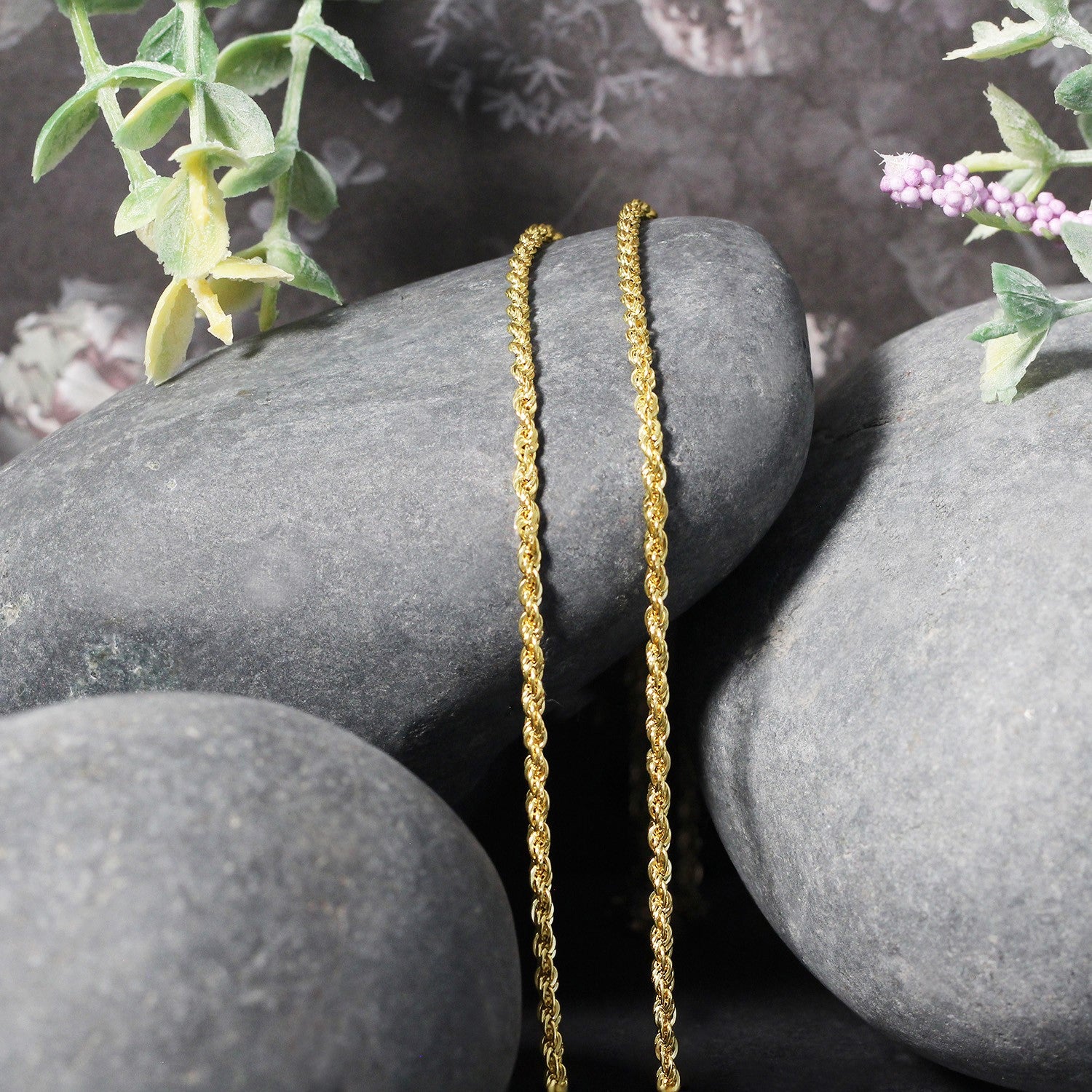 14k Yellow Gold Light Rope Chain (2.00 mm) 