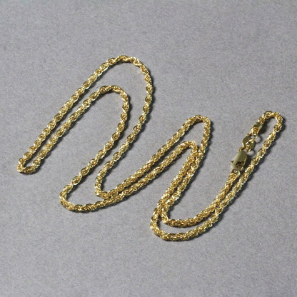 14k Yellow Gold Light Rope Chain (2.00 mm) 