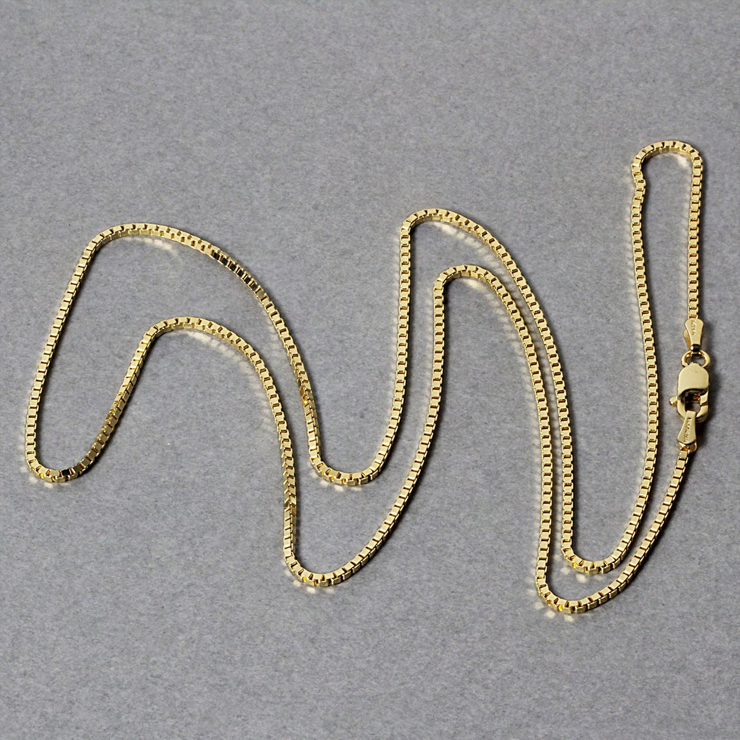 14k Yellow Gold Classic Box Chain (1.10 mm) 