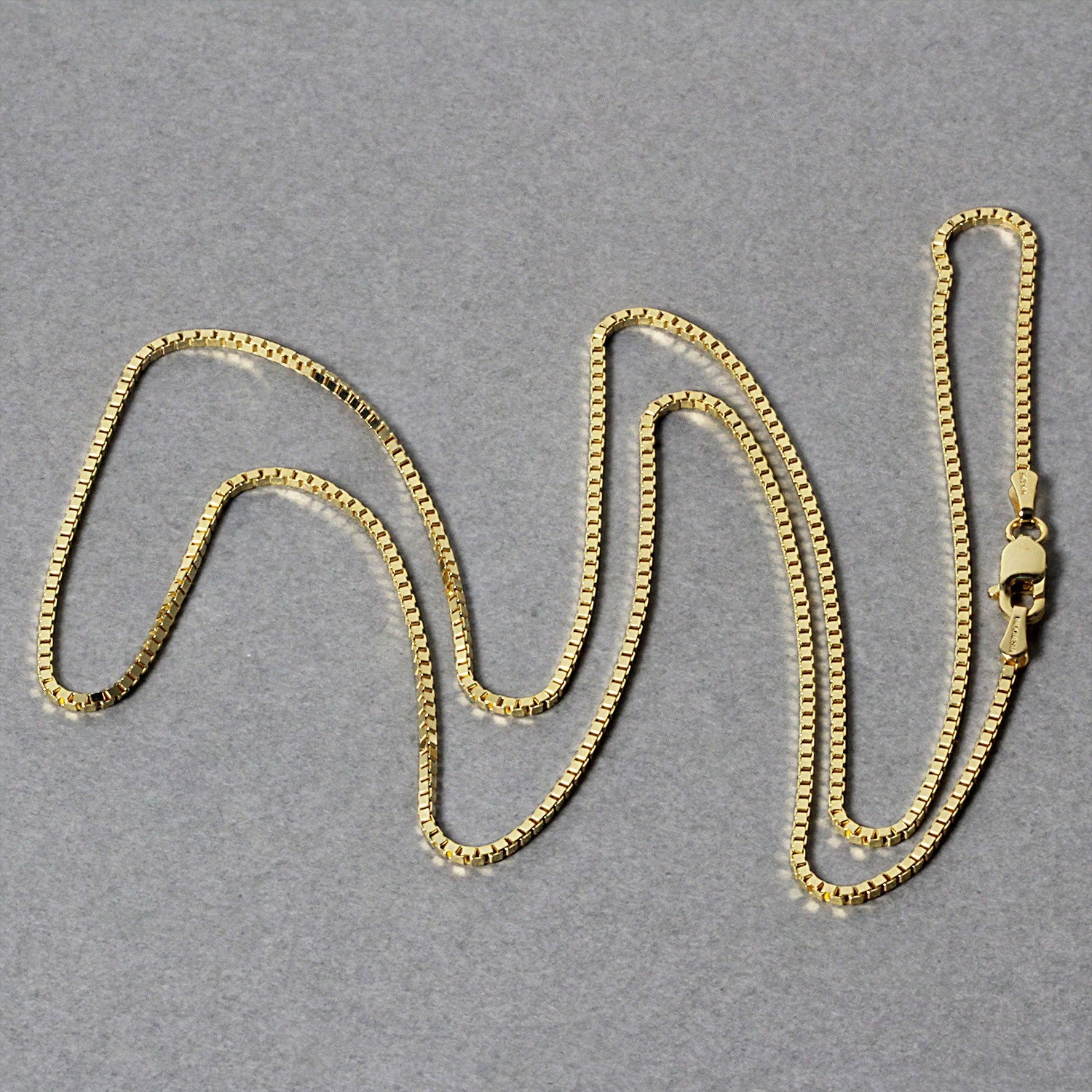 14k Yellow Gold Classic Box Chain (1.10 mm) 