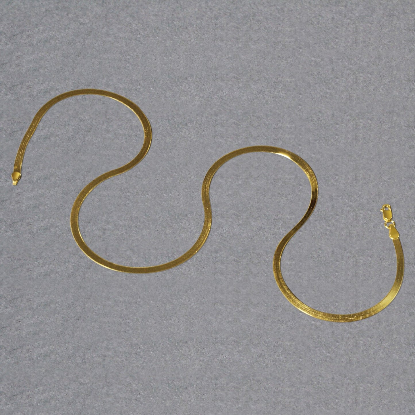 14k Yellow Gold Super Flex Herringbone Chain (2.80 mm) 