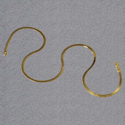 14k Yellow Gold Super Flex Herringbone Chain (2.80 mm) 