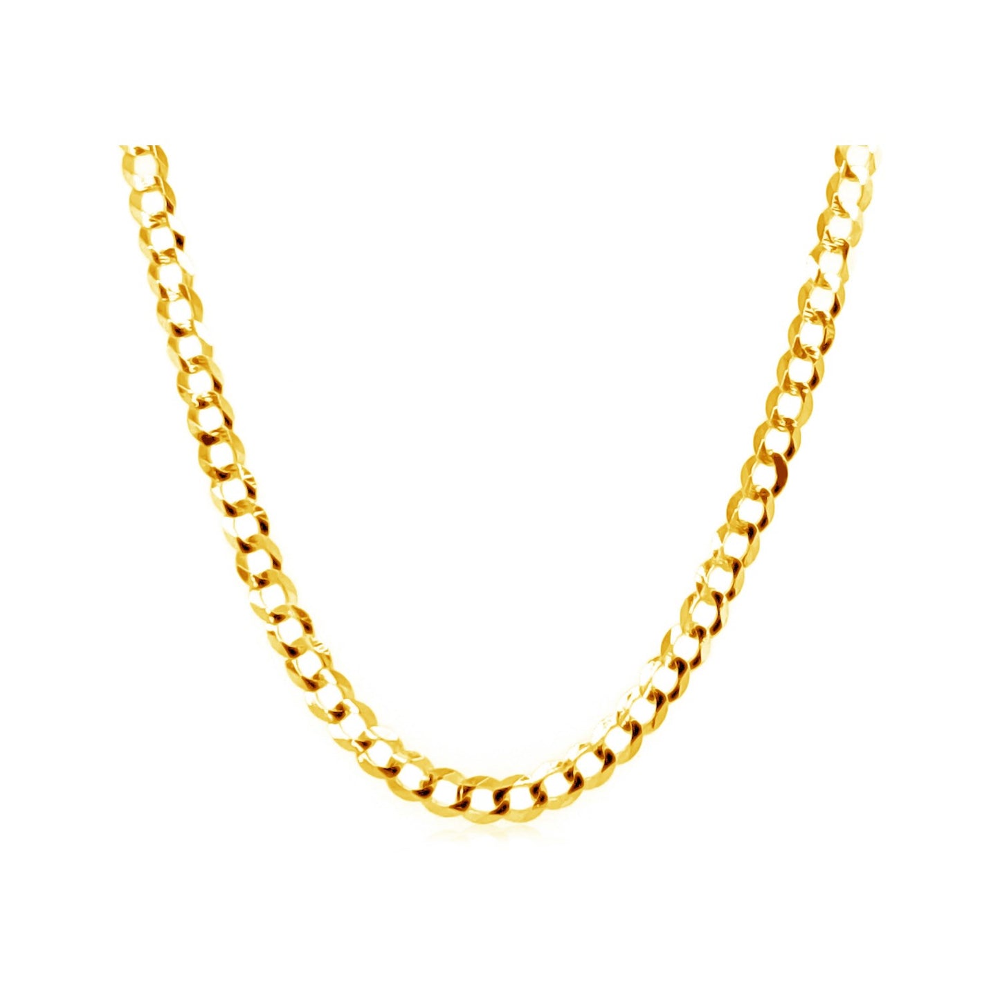10k Yellow Gold Curb Chain (2.60 mm) 