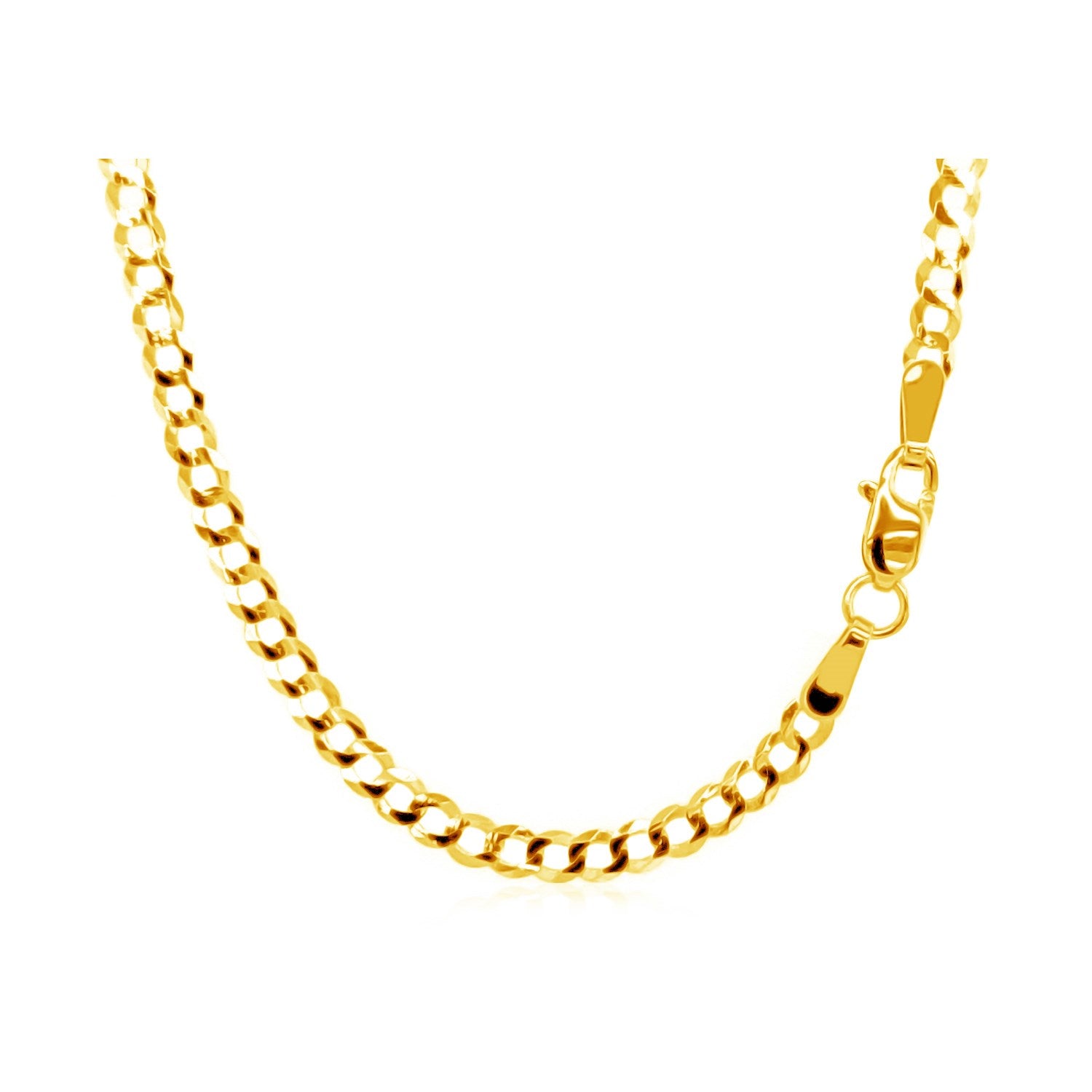 10k Yellow Gold Curb Chain (2.60 mm) 