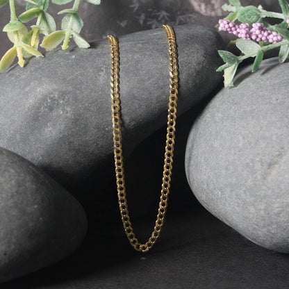 10k Yellow Gold Curb Chain (2.60 mm) 