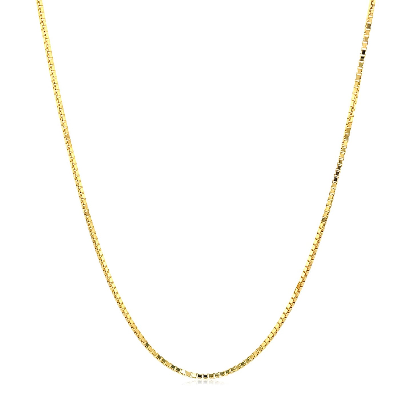 14k Yellow Gold Octagonal Box Chain (1.00 mm) 