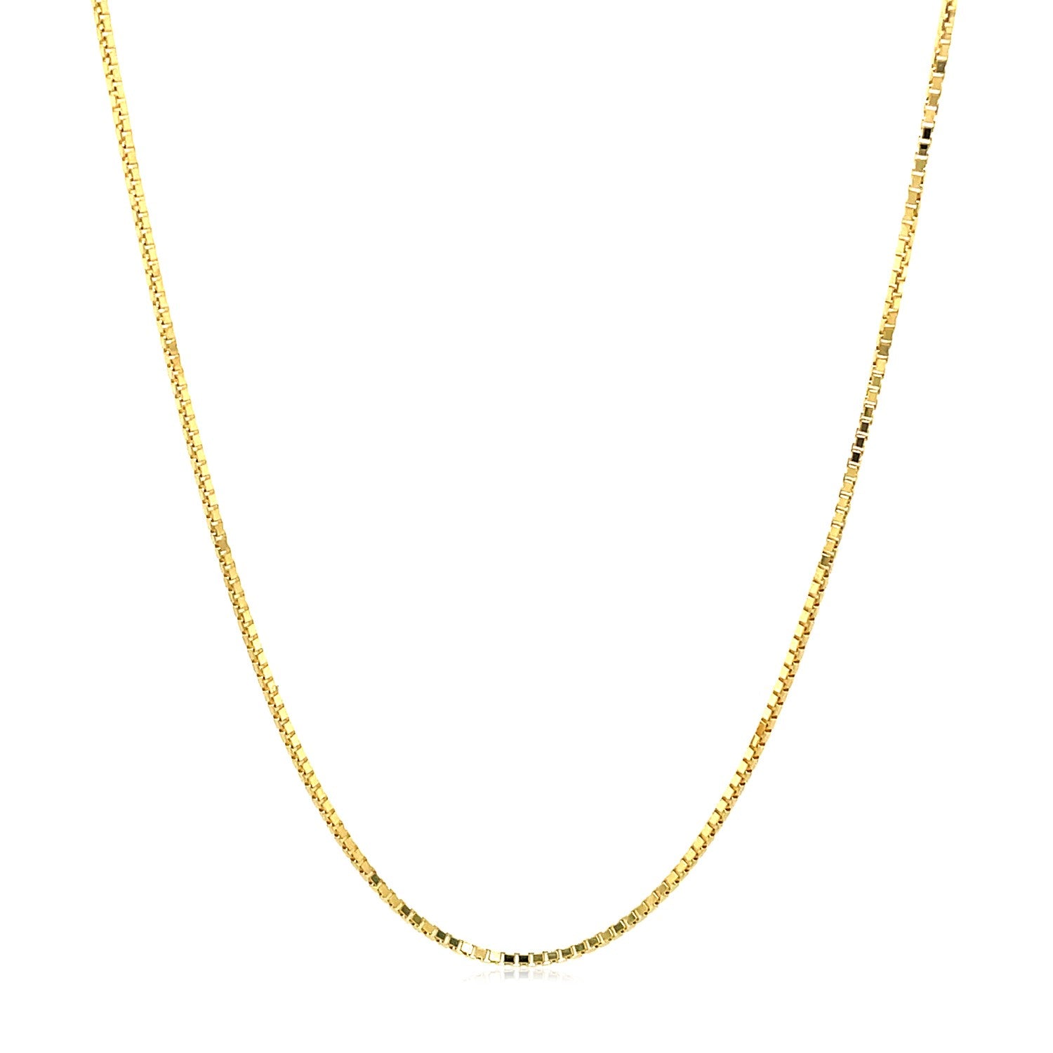 14k Yellow Gold Octagonal Box Chain (1.00 mm) 