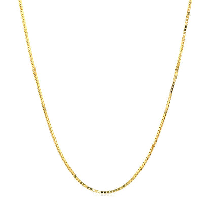14k Yellow Gold Octagonal Box Chain (1.00 mm) 