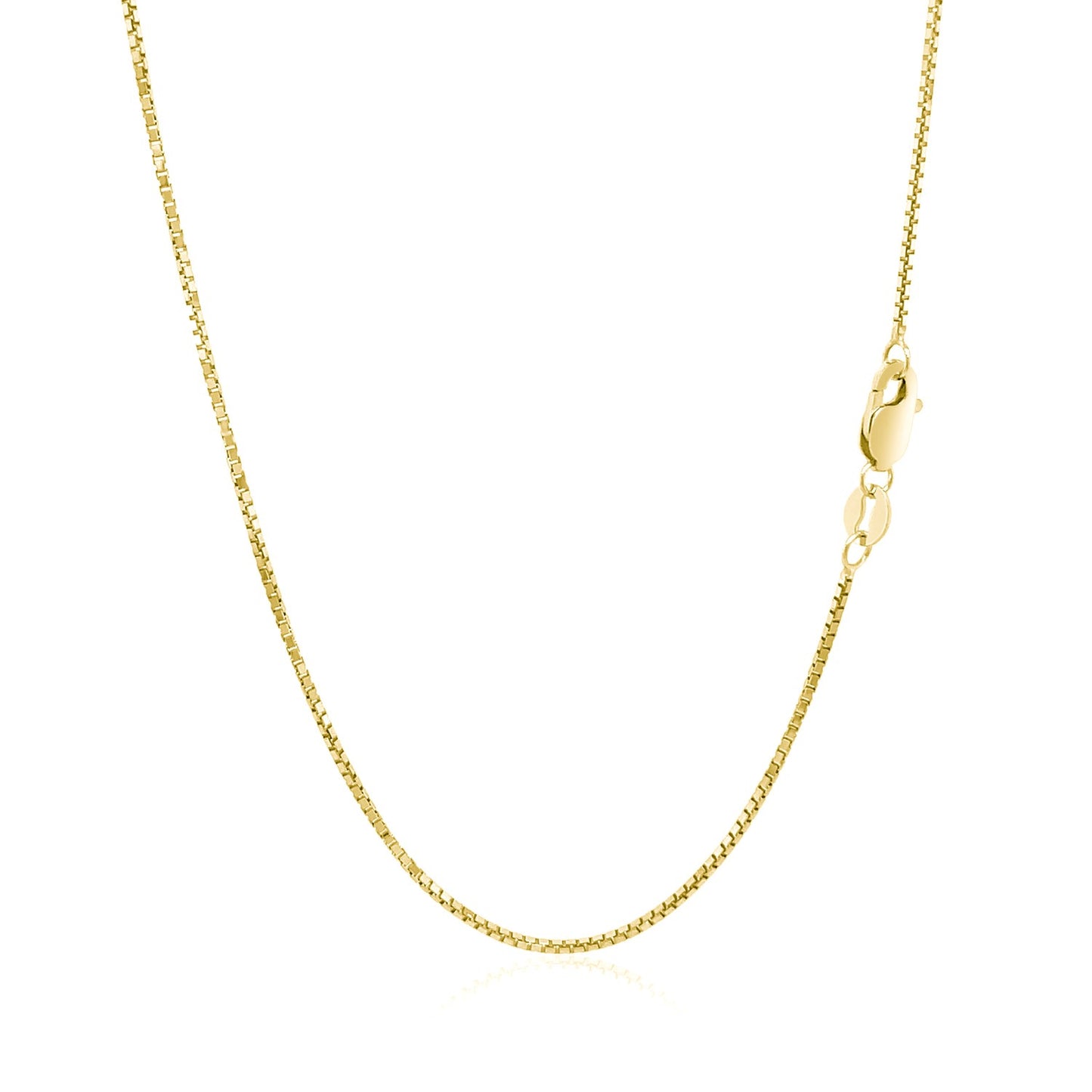 14k Yellow Gold Octagonal Box Chain (1.00 mm) 