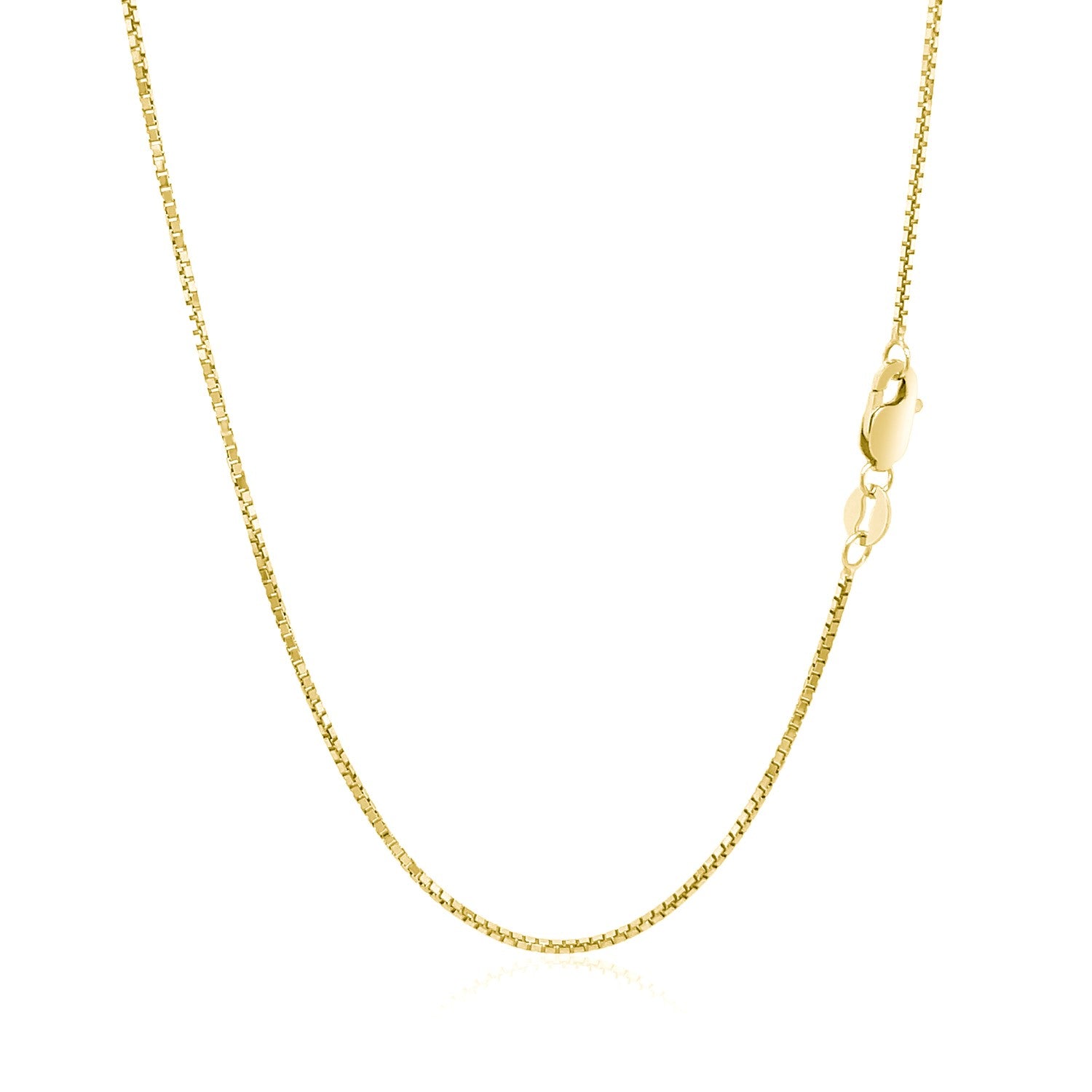14k Yellow Gold Octagonal Box Chain (1.00 mm) 