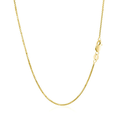 14k Yellow Gold Octagonal Box Chain (1.00 mm) 