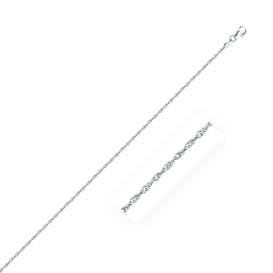Sterling Silver Singapore Style Chain (1.80 mm) 