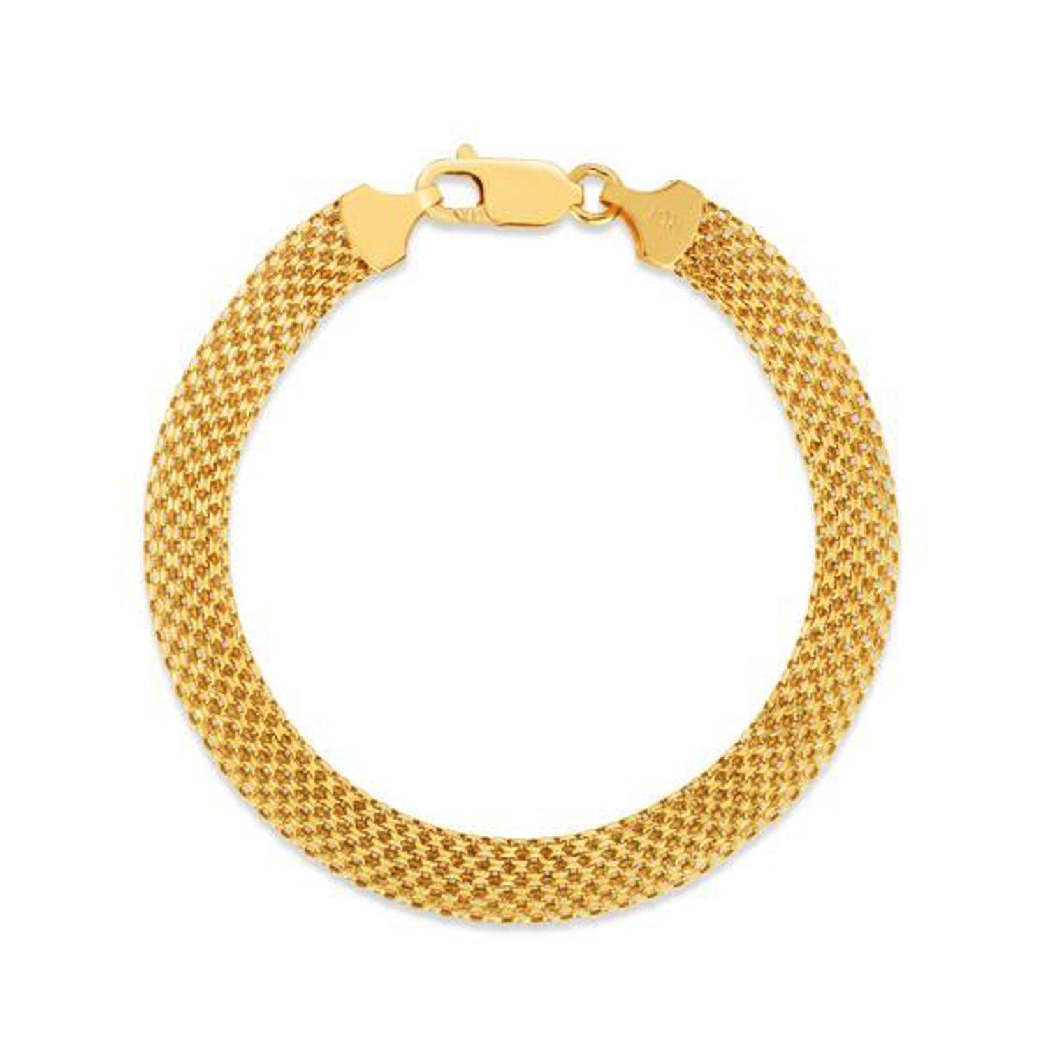 14k Yellow Gold Bismark Bracelet (7.00 mm) 