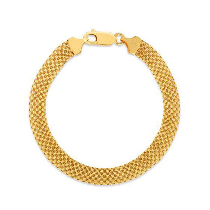 14k Yellow Gold Bismark Bracelet (7.00 mm) 