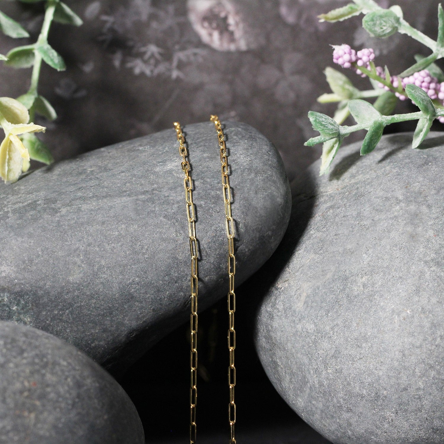 14K Yellow Gold Fine Paperclip Chain (1.50 mm) 