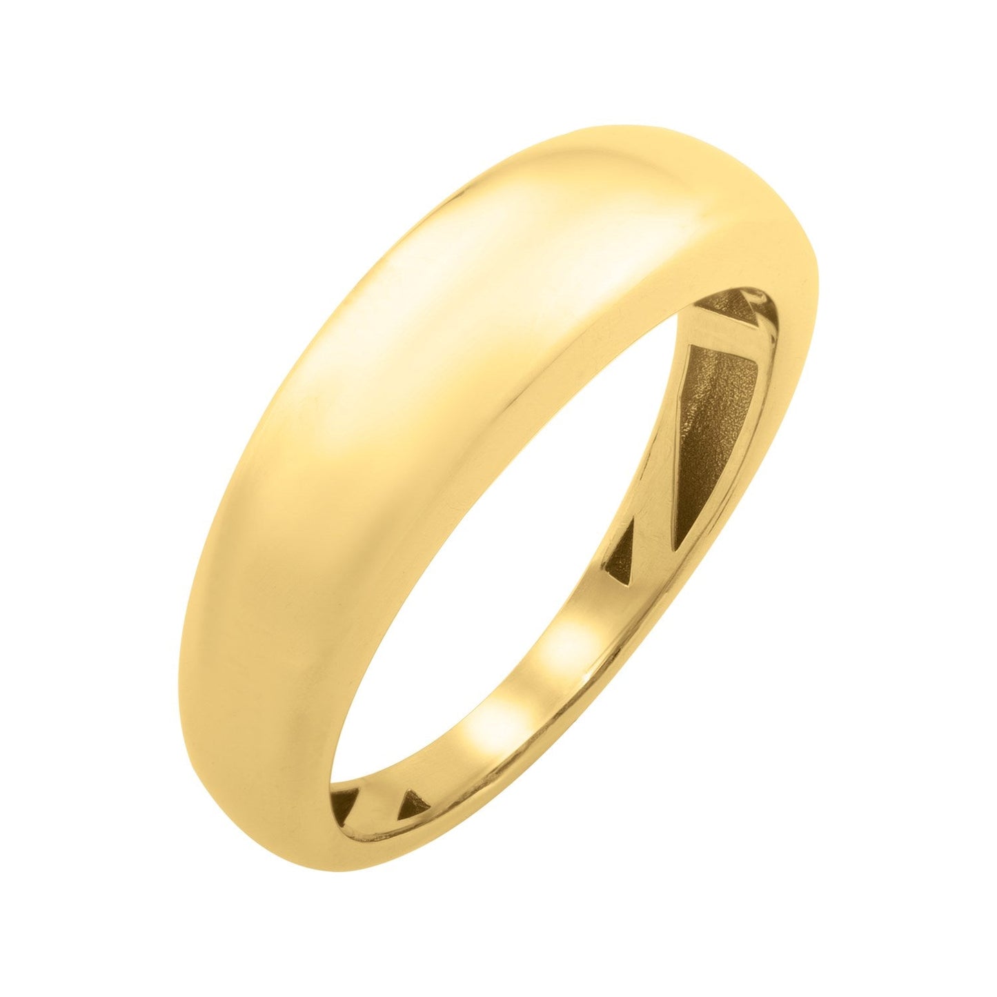 Graduated Dome Ring in 14K Yellow Gold (5.80 mm) 