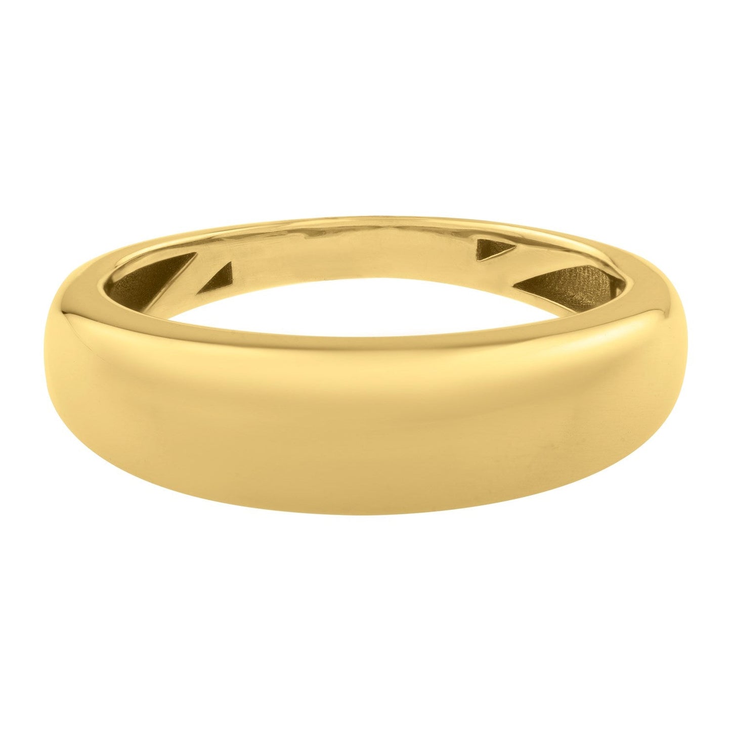 Graduated Dome Ring in 14K Yellow Gold (5.80 mm) 