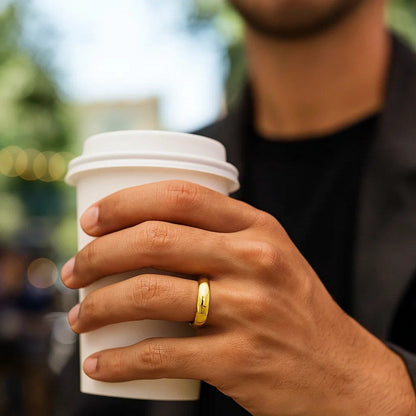 Graduated Dome Ring in 14K Yellow Gold (5.80 mm) 