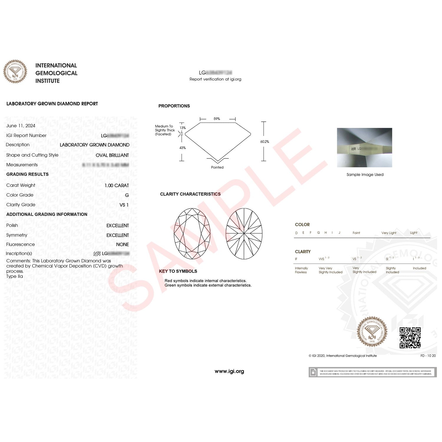 1 Carat Oval Lab Grown IGI G/VS1 Diamond Solitaire Ring in 10K Yellow Gold 