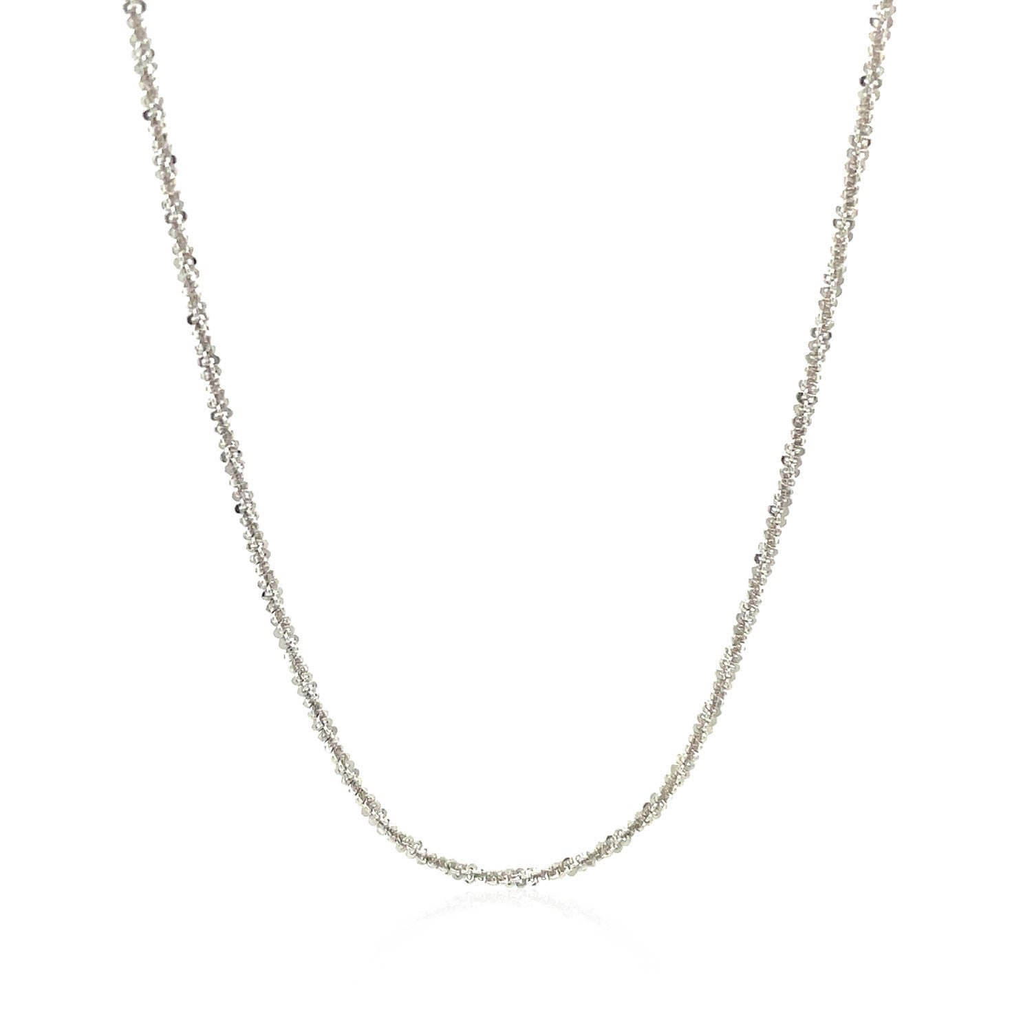 Sterling Silver 1.5mm Adjustable Sparkle Chain (1.50 mm) 