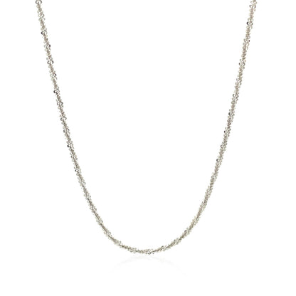 Sterling Silver 1.5mm Adjustable Sparkle Chain (1.50 mm) 