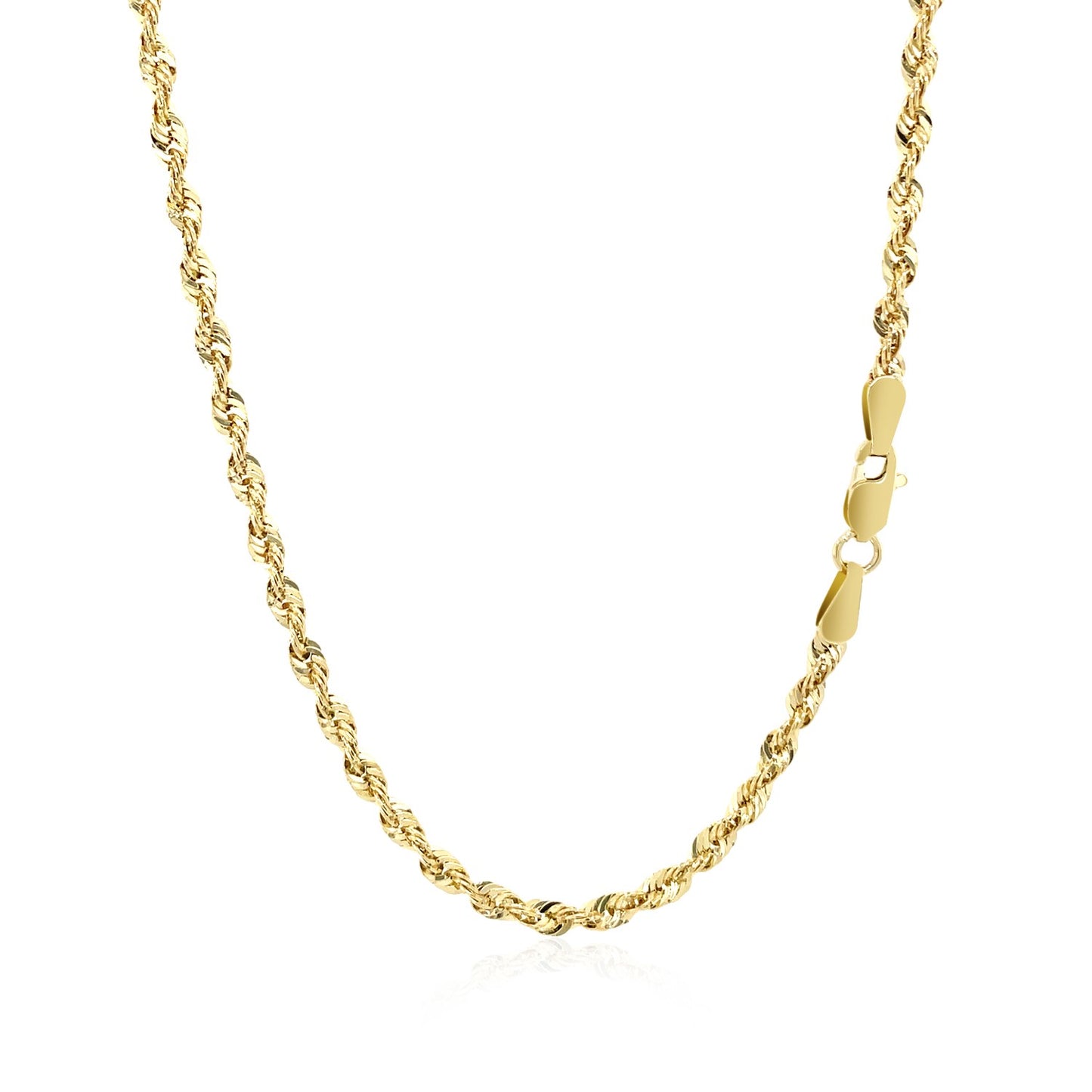 14k Yellow Gold Light Rope Chain (2.50 mm) 