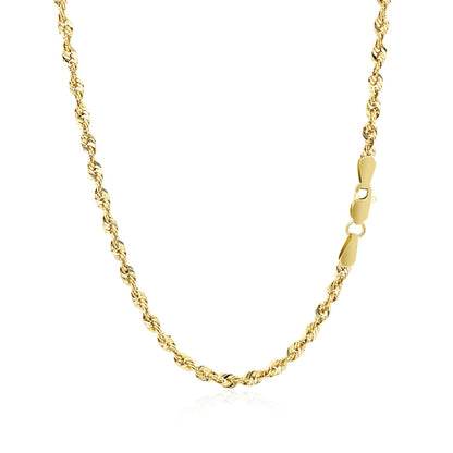 14k Yellow Gold Light Rope Chain (2.50 mm) 