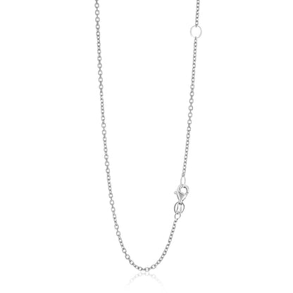 14k White Gold Adjustable Cable Chain (1.50 mm) 