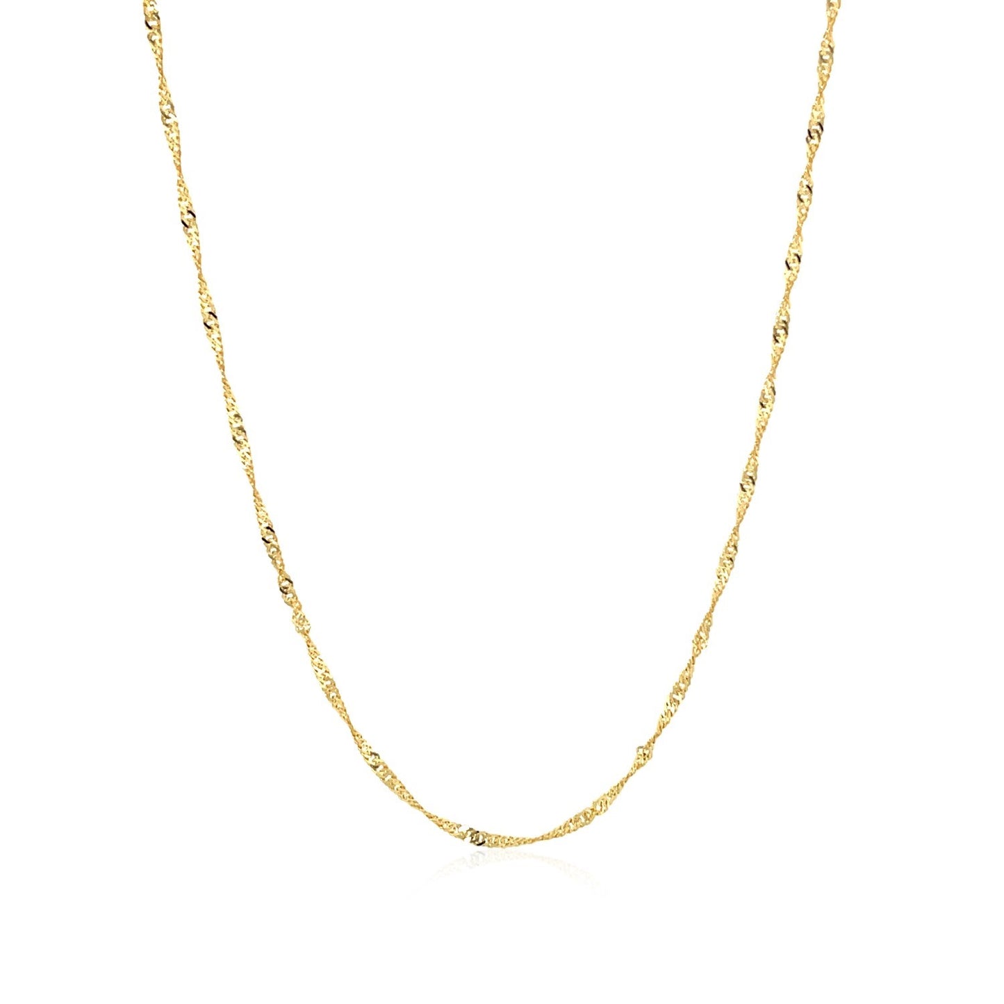 10k Yellow Gold Singapore Chain (1.50 mm) 