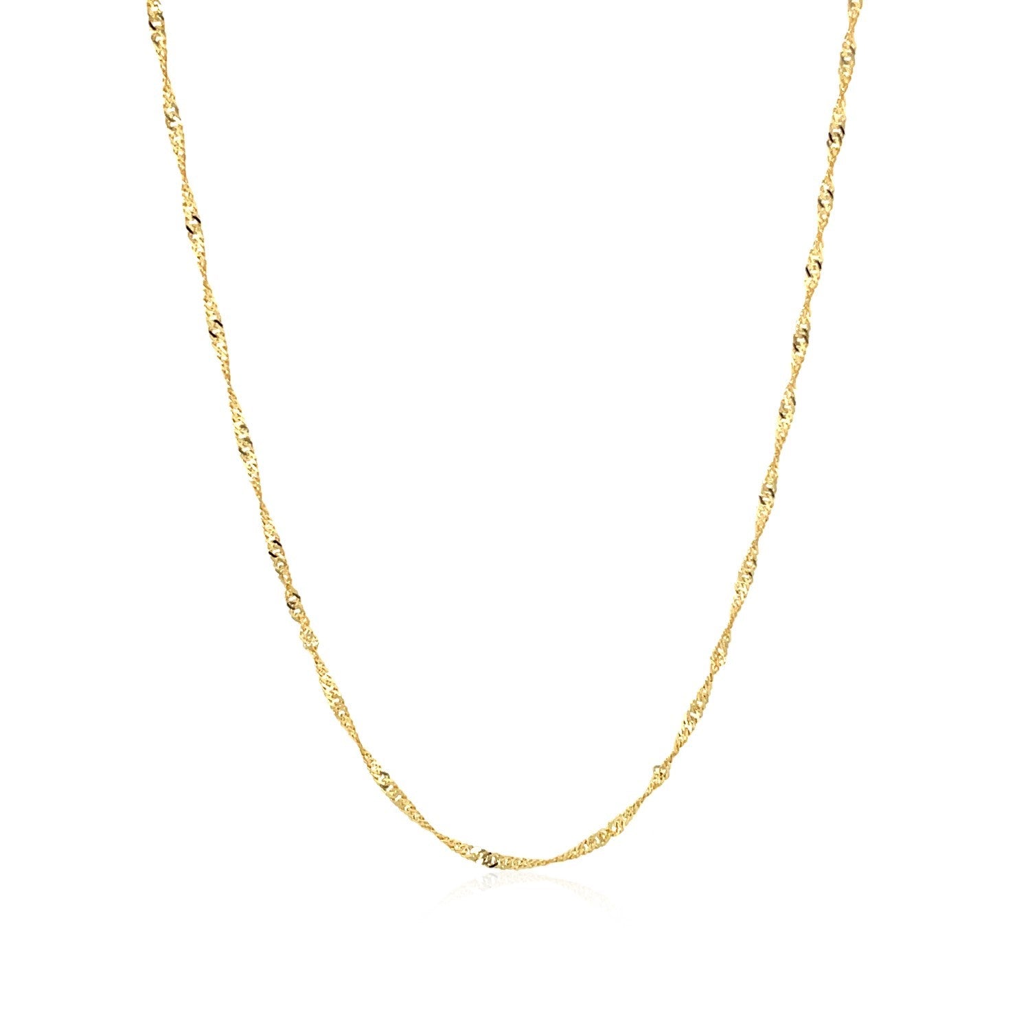 10k Yellow Gold Singapore Chain (1.50 mm) 