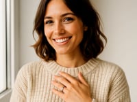 14k White Gold Comfort Fit Wedding Band(5.00 mm)