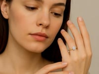 Engagement Ring 3/4 Carat Round Lab Grown IGI G/VS1 Diamond Solitaire Ring in 14K Yellow Gold