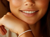 Lab Grown Round Diamond Tennis Bracelet in 14k Yellow Gold (5 cctw  F/G  VS2/SI1)