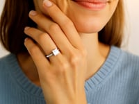 Engagement ring 1.50Ct Princess Lab Grown IGI G/VS1 Diamond Ring in 14K White Gold