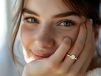 Engagement ring 1 Carat Cushion Lab Grown IGI G/VS1 Diamond Solitaire Ring in 10K Yellow Gold