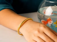 14k Yellow Gold Polished Cable Motif Bangle (5.00 mm)