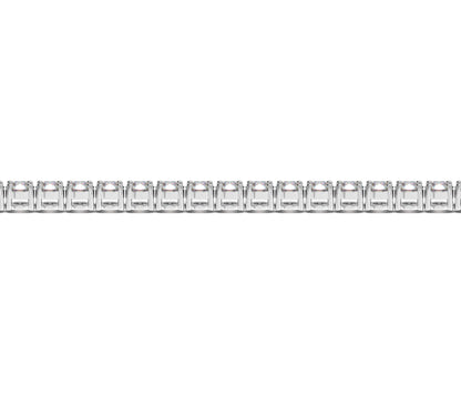 Lab Grown Round Diamond Tennis Bracelet in 14k White Gold (10 cctw F/G  VS2/SI1) 