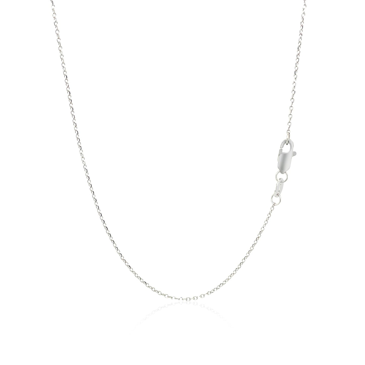 14k White Gold Diamond Embellished Cross Motif Necklace (.21cttw) 